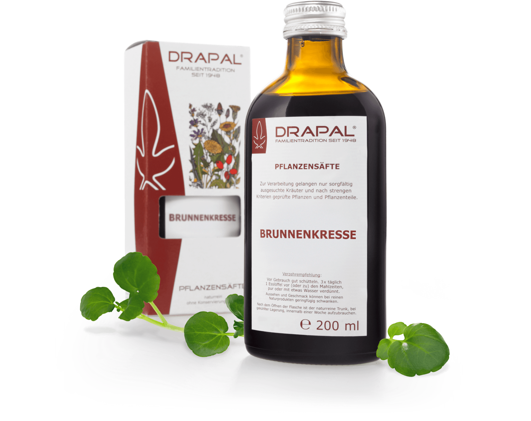 DRAPAL® Brunnenkresse Pflanzensaft - DRAPAL